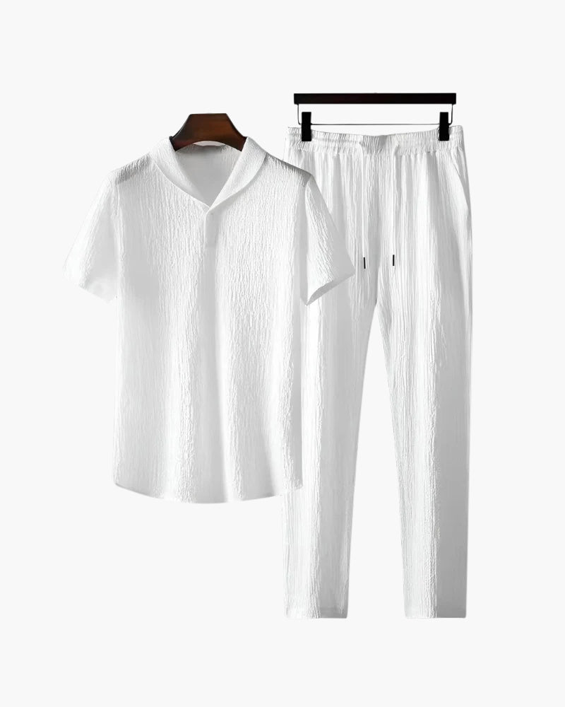 Rosenlund™ | Bomulds Polo & Bukse Sæt