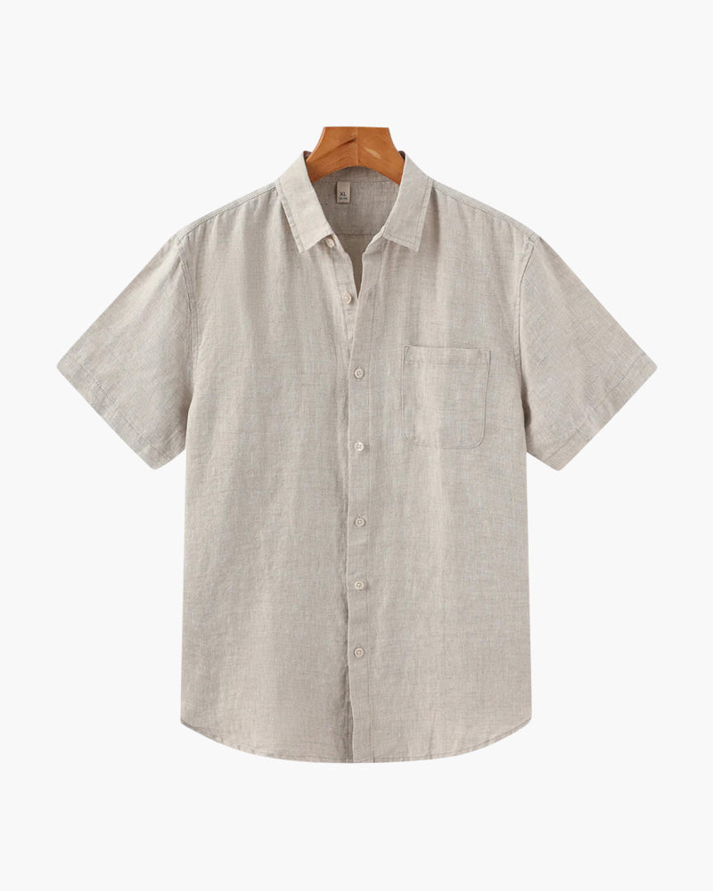 Rosenlund™ | Linned Skjorte (Kortærmet)