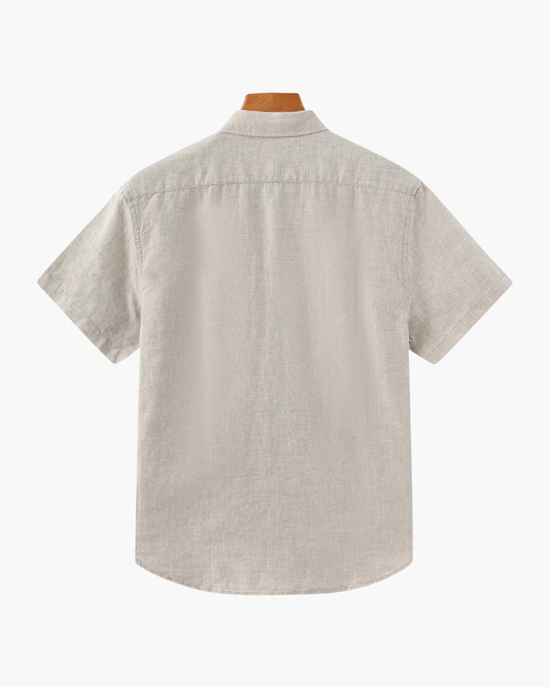 Rosenlund™ | Linned Skjorte (Kortærmet)