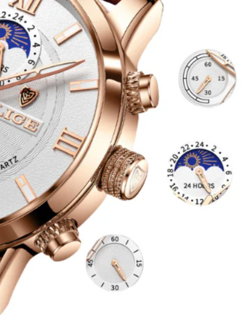 Rosenlund™ | Lugano Classic Ur (Vandtæt)