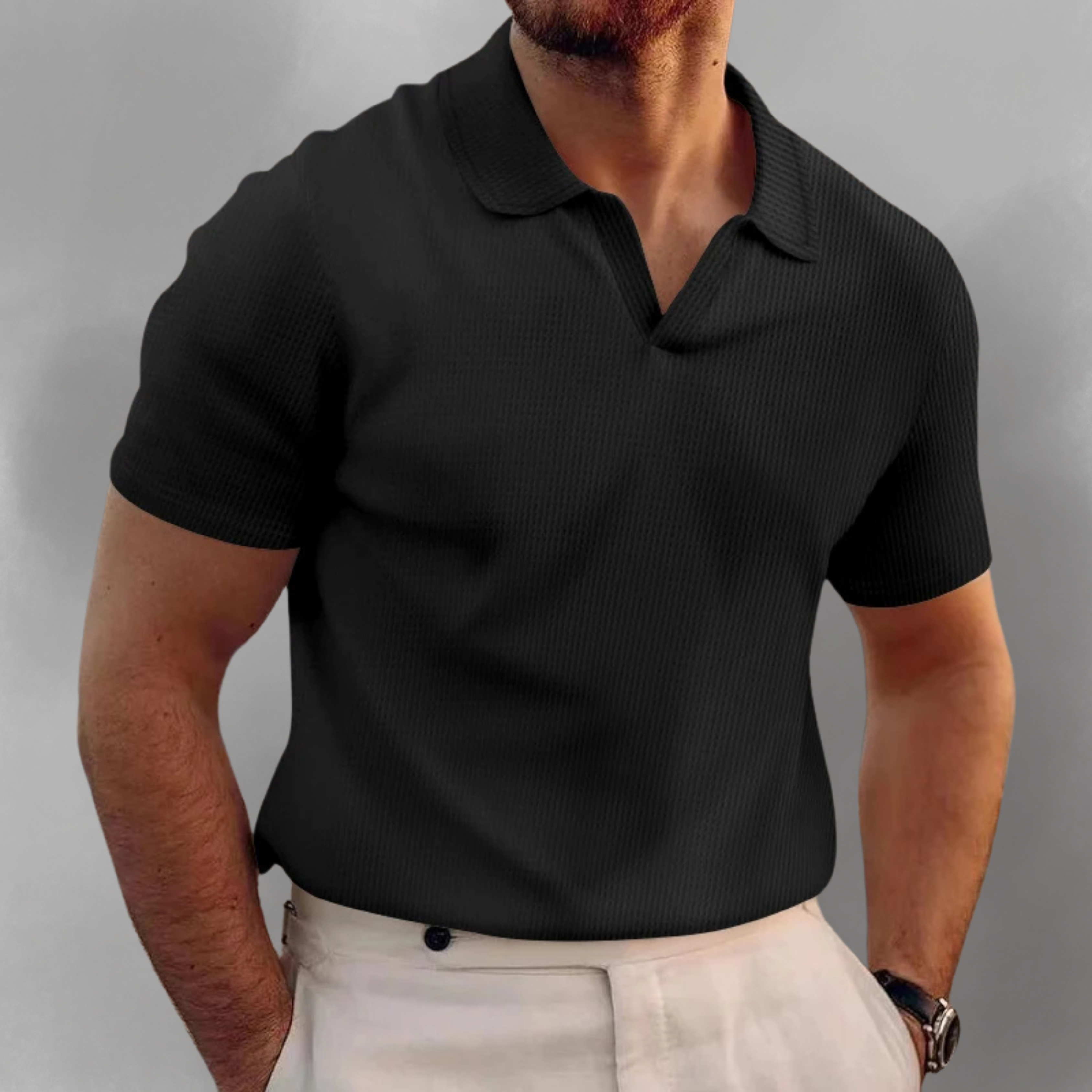 Raoul™ | Tidløs Hvid Polo