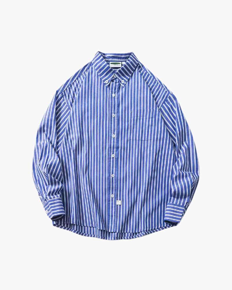 Rosenlund™ | Oversized Stribet Skjorte