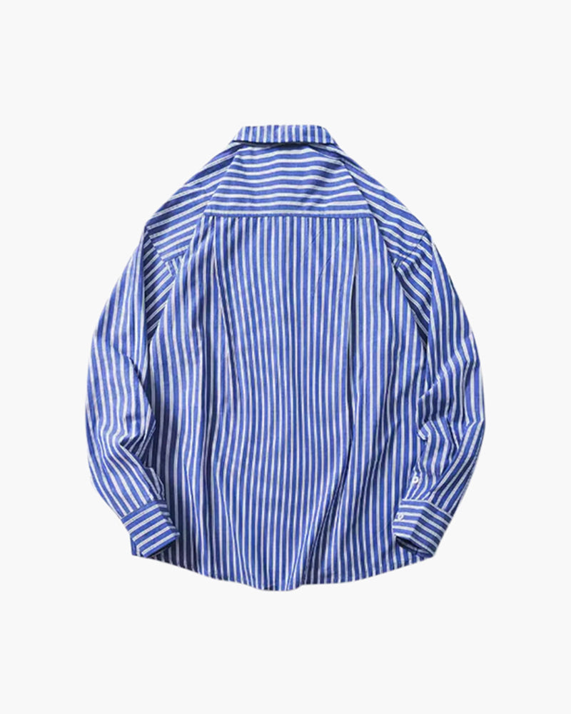 Rosenlund™ | Oversized Stribet Skjorte
