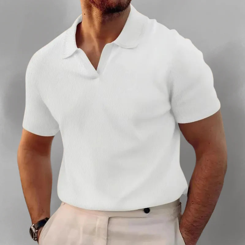 Raoul™ | Tidløs Hvid Polo