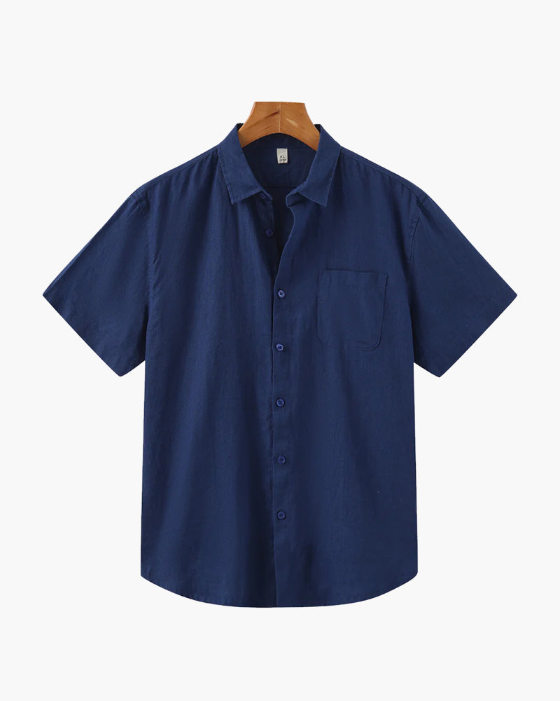 Rosenlund™ | Linned Skjorte (Kortærmet)