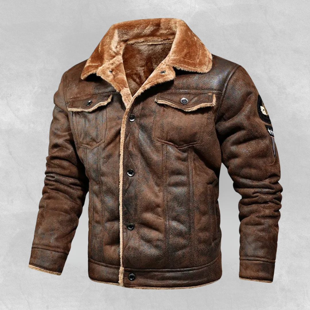 Albert™ | Herre Aviator Jakke med Sherpa-for