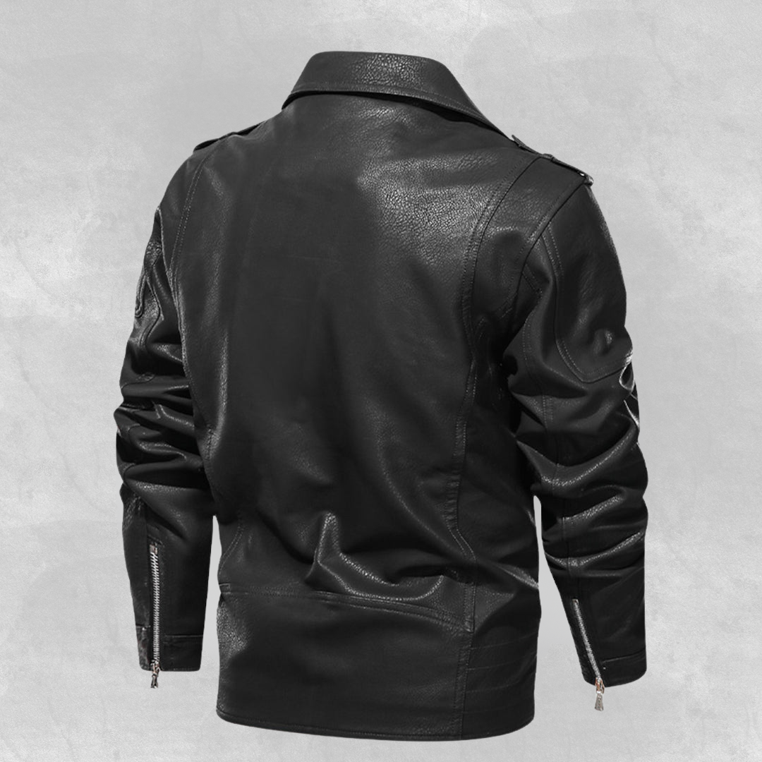 Axel™ | Klassisk Biker Læderjakke