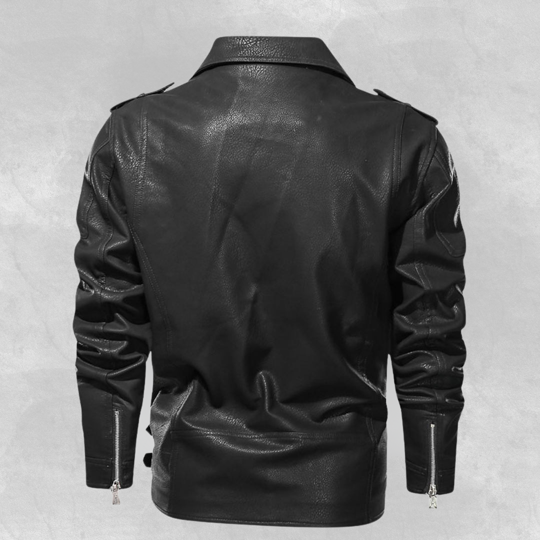 Axel™ | Klassisk Biker Læderjakke