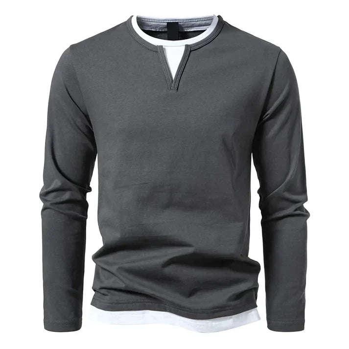 Anders™ | Longsleeve i kæmmet bomuld