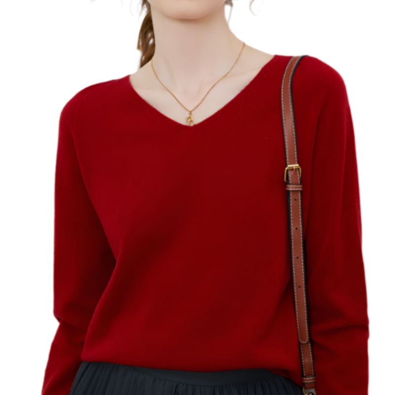 Rosenlund™ | Uldcardigan med V-hals